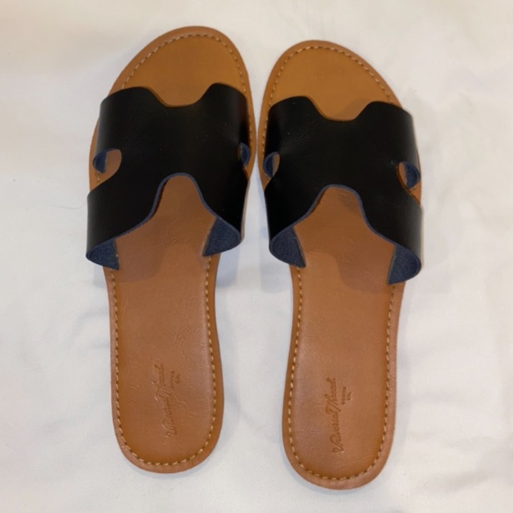 Universal Thread Jenny Sandal Black Size 9.5
